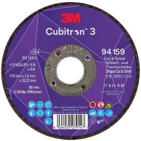 3M™ Cubitron™ 3 Cut & Grind Schruppscheibe T27 *Neu*